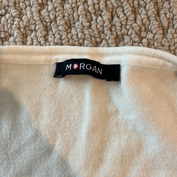 morgan de toi white laced cardigan - Picture 2 of 3